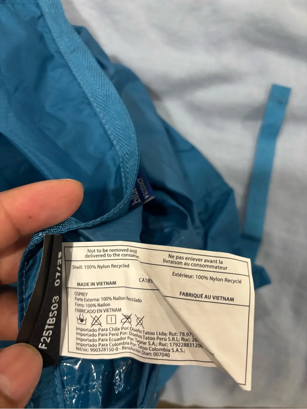 Osprey ultralight 20L dry stuff pack